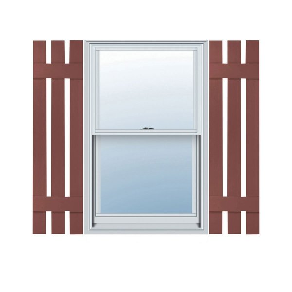 Ekena Millwork Builders Edge, TailorMade Three Board Spaced (2 Batten), Board-n-Batten Shutters, BES3120052027 BES3120052027